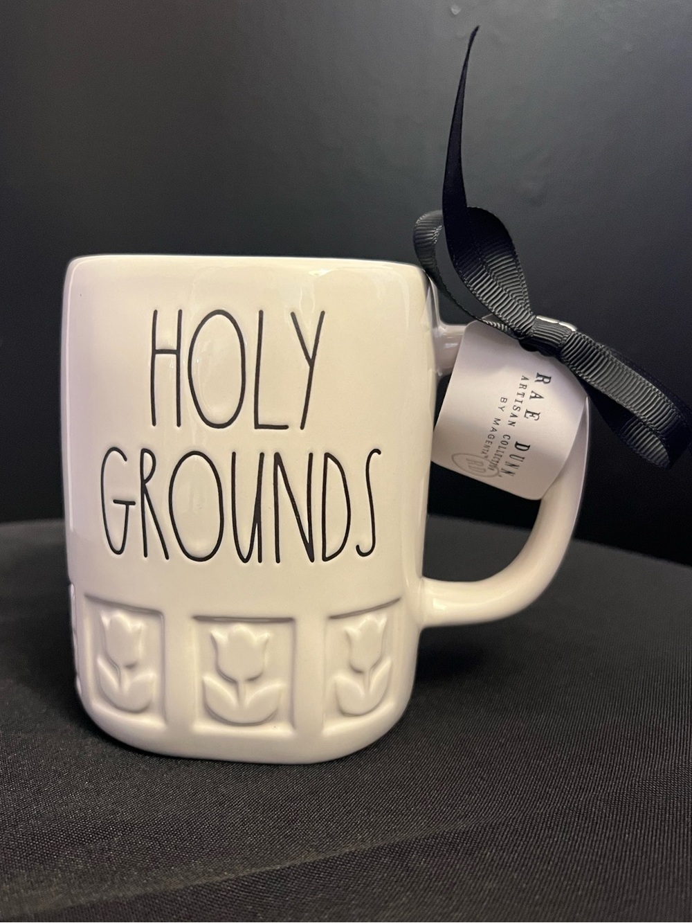 "Holy Grounds" Large Ceramic Mug 25.5 oz